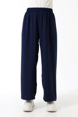 Beli Elastik Geniş Paça Pantolon - 9