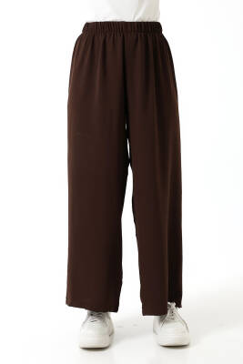 Beli Elastik Geniş Paça Pantolon - 11