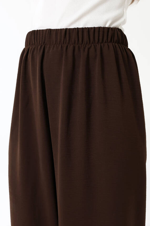 Beli Elastik Geniş Paça Pantolon - 15