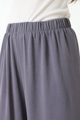 Beli Elastik Geniş Paça Pantolon - 17
