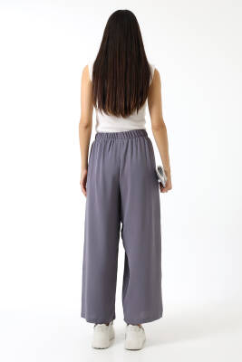 Beli Elastik Geniş Paça Pantolon - 20