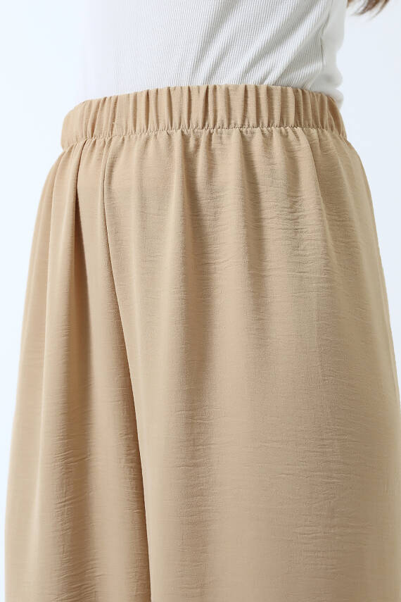 Beli Elastik Geniş Paça Pantolon - 24