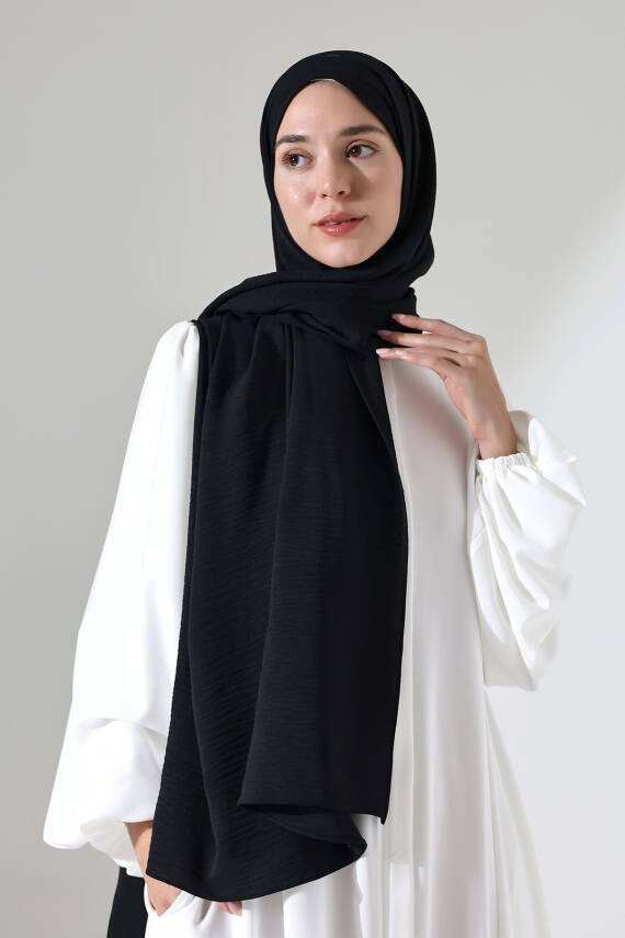 Jazz Şal - Siyah - 4